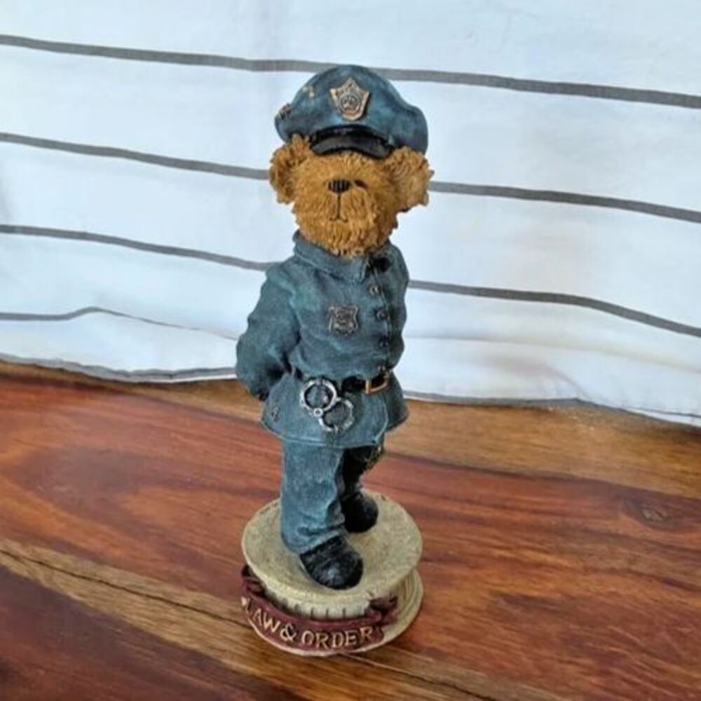 Boyds Bears Bearstone Officer Grizzley Law & Order Police 228393